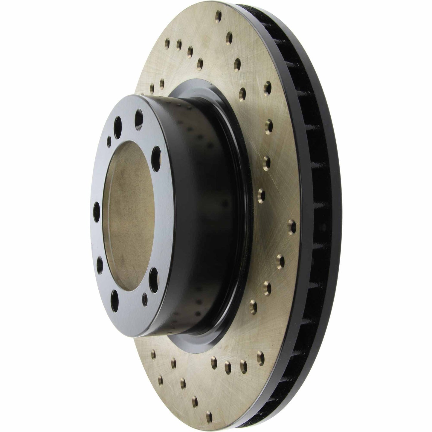 StopTech 90-91 Porsche 944 (Exc Turbo)/92-95 968 (Exc Sport) Drilled Left Front Rotor 128.37021L
