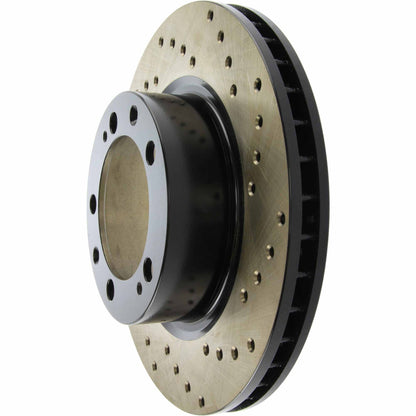 StopTech 90-91 Porsche 944 (Exc Turbo)/92-95 968 (Exc Sport) Drilled Left Front Rotor 128.37021L