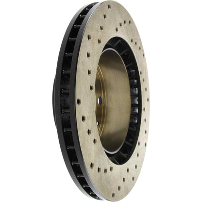 StopTech 90-91 Porsche 944 (Exc Turbo)/92-95 968 (Exc Sport) Drilled Left Front Rotor 128.37021L