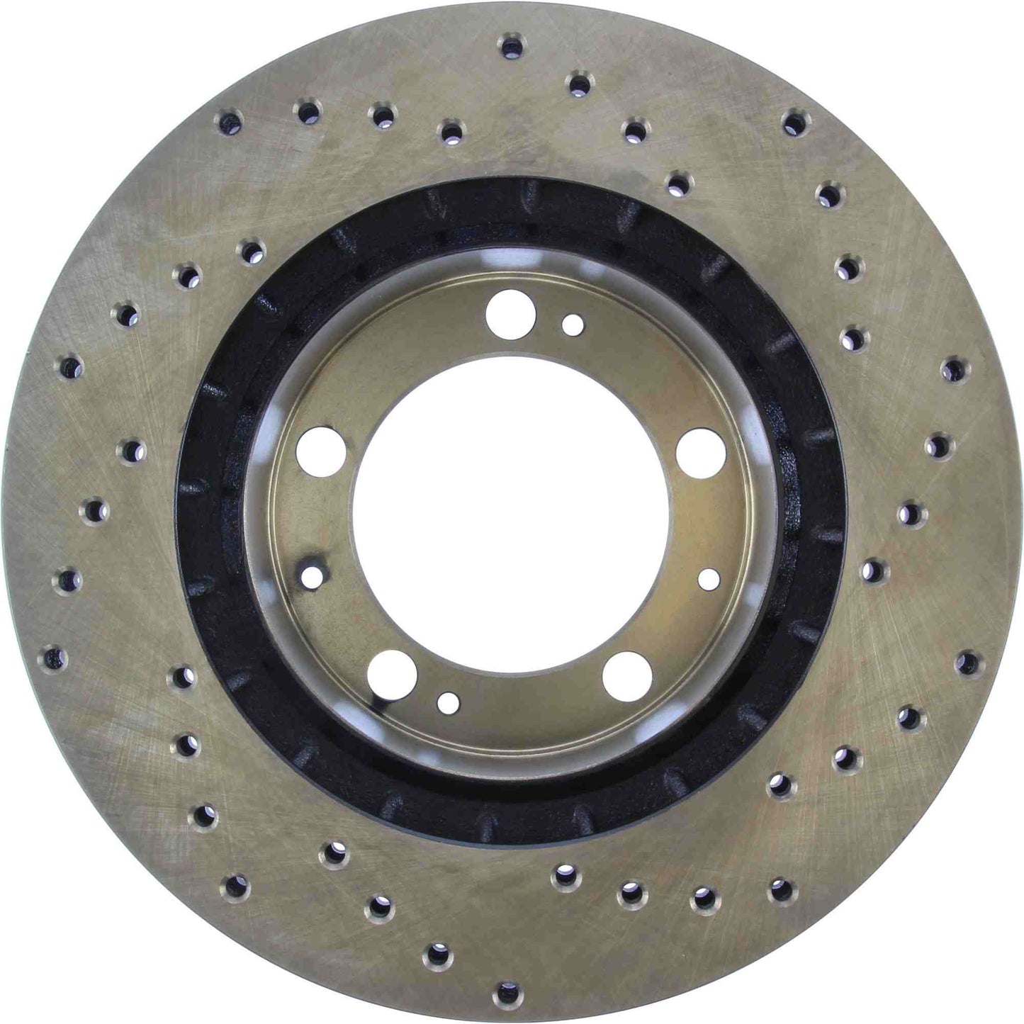 StopTech 90-91 Porsche 944 (Exc Turbo)/92-95 968 (Exc Sport) Drilled Right Front Rotor 128.37021R