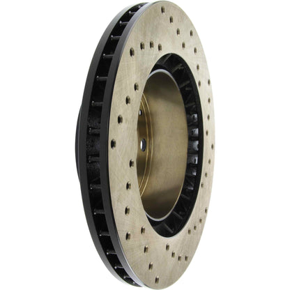 StopTech 90-91 Porsche 944 (Exc Turbo)/92-95 968 (Exc Sport) Drilled Right Front Rotor 128.37021R
