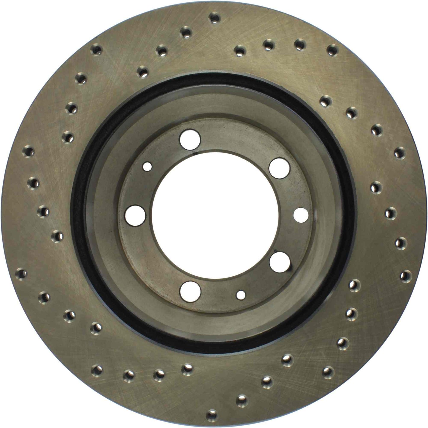 StopTech 90-94 Porsche 911 Carrera 2 (Exc Turbo/Turbo Look/2S Drilled Left Rear Rotor 128.37023L