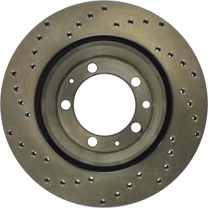 StopTech 90-94 Porsche 911 Carrera 2 (Exc Turbo/Turbo Look/2S Drilled Left Rear Rotor 128.37023L