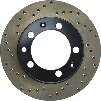 StopTech 90-94 Porsche 911 Carrera 2 (Exc Turbo/Turbo Look/2S Drilled Right Rear Rotor 128.37023R