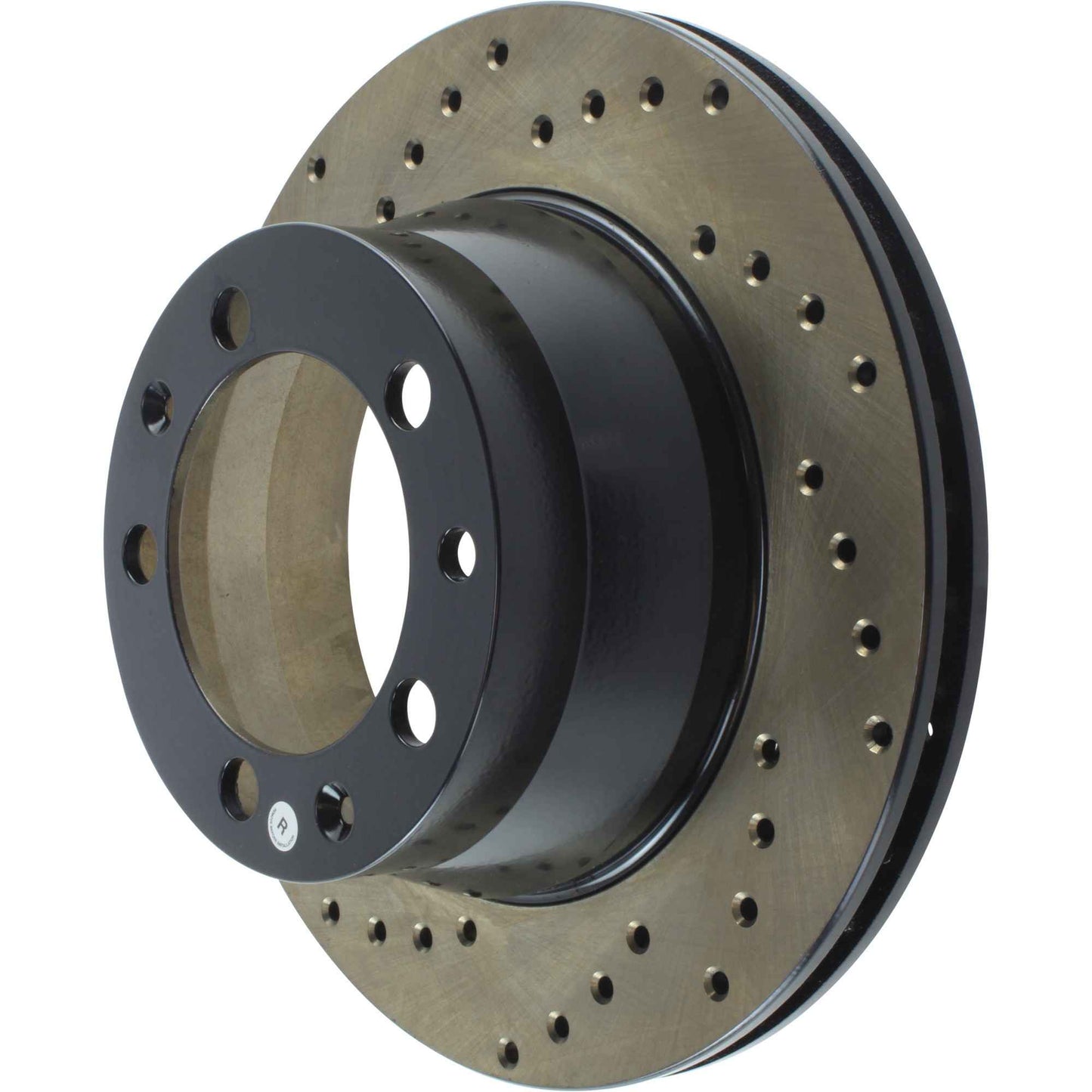 StopTech 90-94 Porsche 911 Carrera 2 (Exc Turbo/Turbo Look/2S Drilled Right Rear Rotor 128.37023R