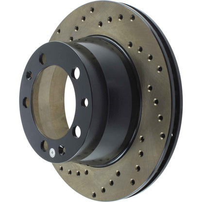 StopTech 90-94 Porsche 911 Carrera 2 (Exc Turbo/Turbo Look/2S Drilled Right Rear Rotor 128.37023R