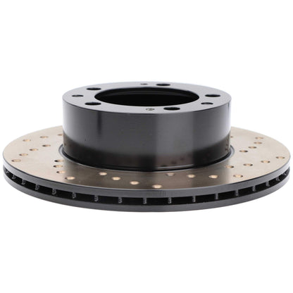 StopTech Sport Cryo Cross Drilled Brake Rotor; Rear Right