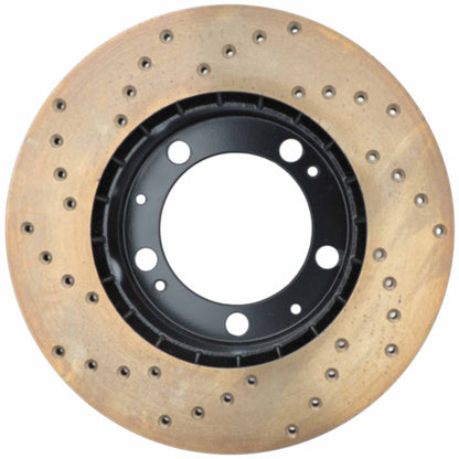 StopTech Sport Cryo Cross Drilled Brake Rotor; Rear Right
