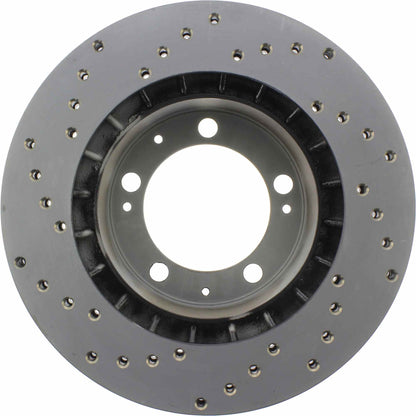 StopTech Sport Cryo Cross Drilled Brake Rotor; Rear Left