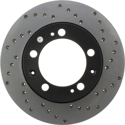 StopTech Sport Cryo Cross Drilled Brake Rotor; Rear Left