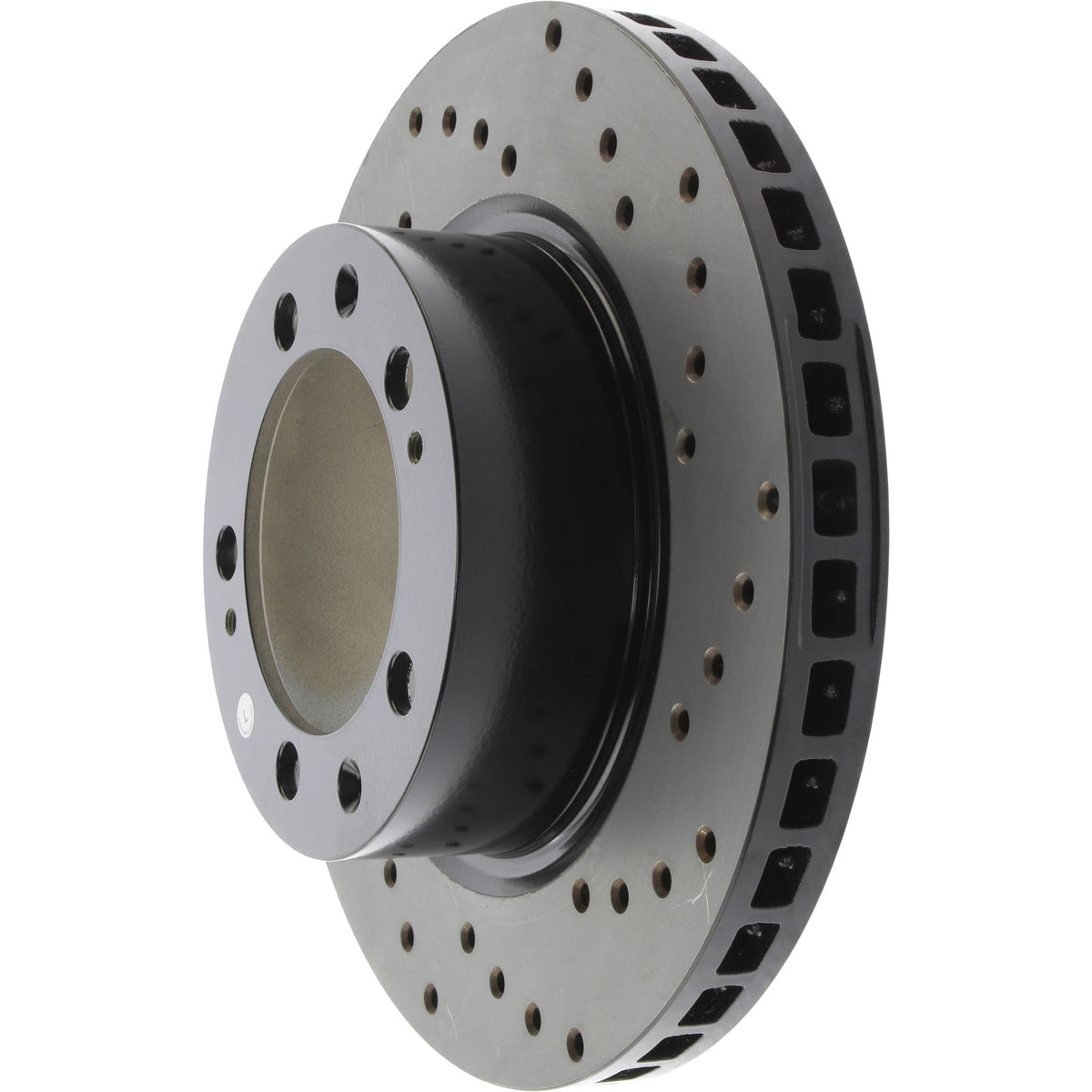 StopTech Sport Cryo Cross Drilled Brake Rotor; Rear Left