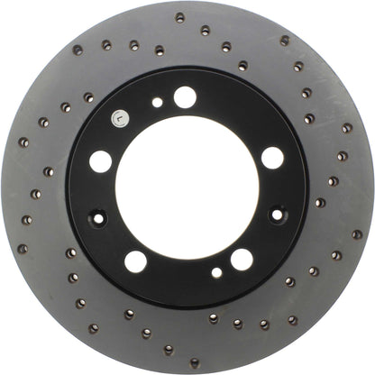 StopTech Sport Cryo Cross Drilled Brake Rotor; Front Left