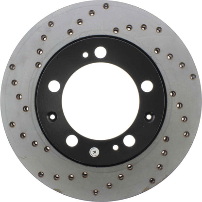 StopTech Sport Cryo Cross Drilled Brake Rotor; Front Right