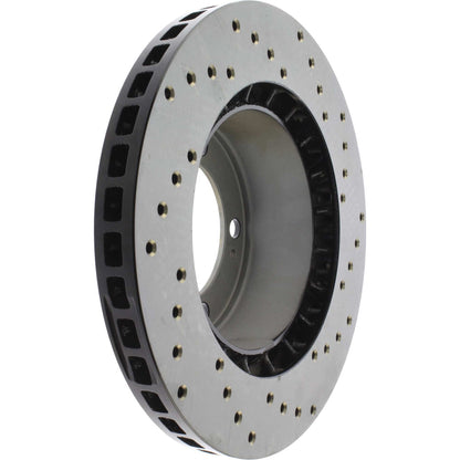 StopTech Sport Cryo Cross Drilled Brake Rotor; Front Right