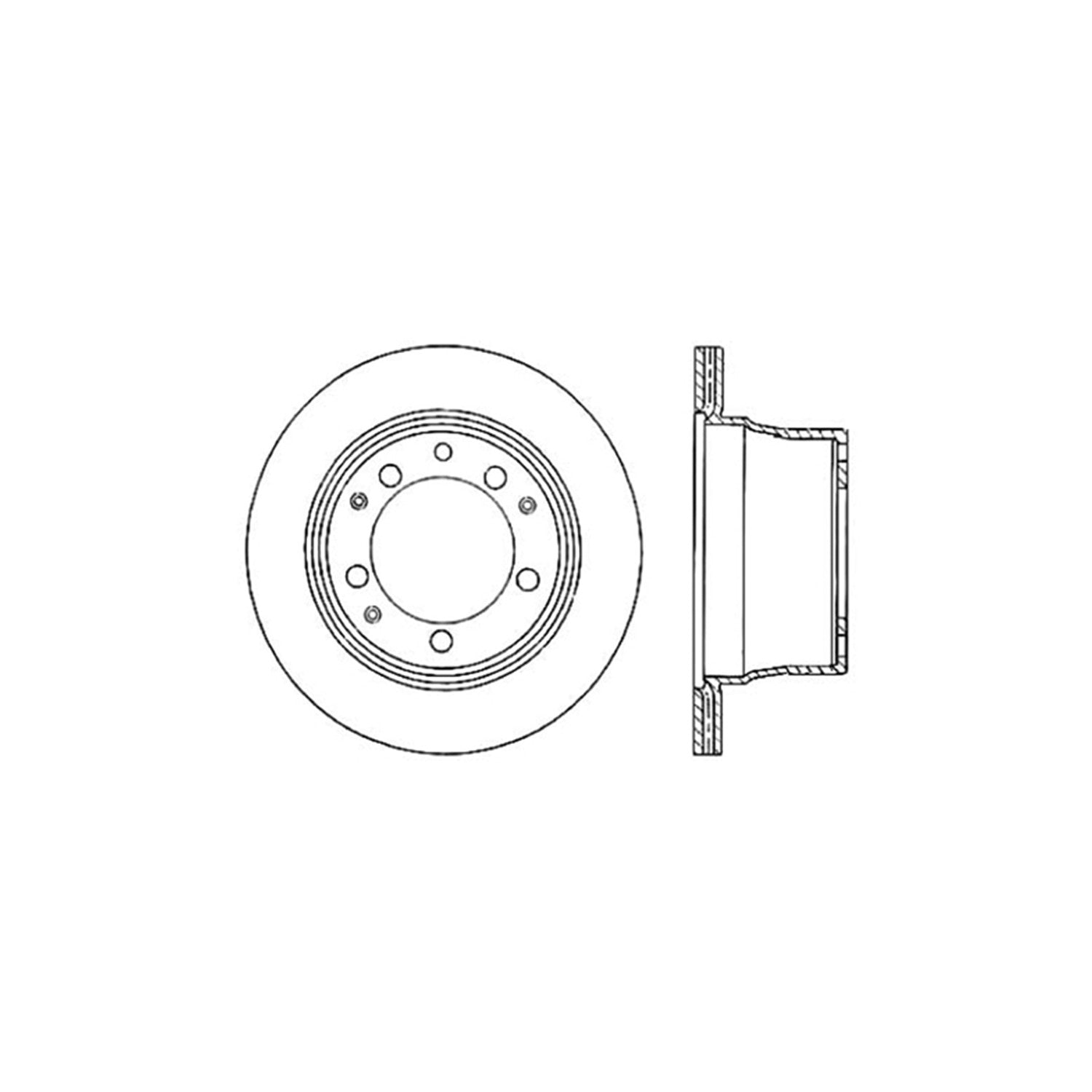 StopTech Sport Cryo Cross Drilled Brake Rotor; Rear Right