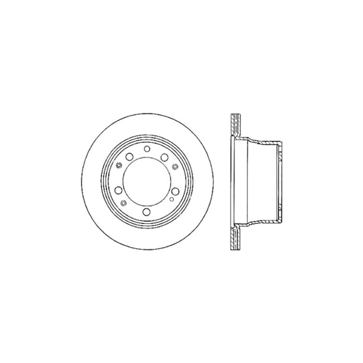 StopTech Sport Cryo Cross Drilled Brake Rotor; Rear Right