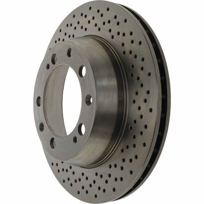 StopTech Sport Cryo Cross Drilled Brake Rotor; Rear Right