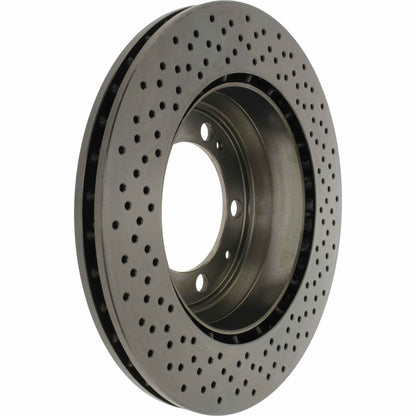 StopTech Sport Cryo Cross Drilled Brake Rotor; Rear Right