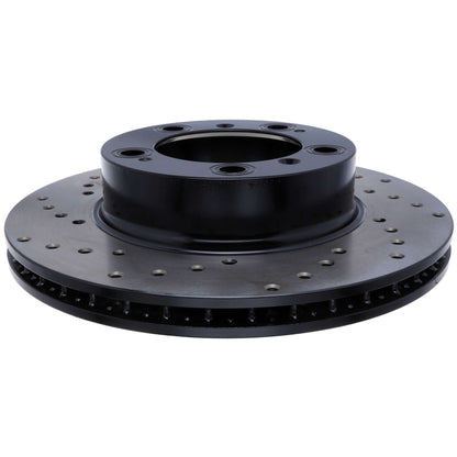 StopTech Sport Cryo Cross Drilled Brake Rotor; Front Right