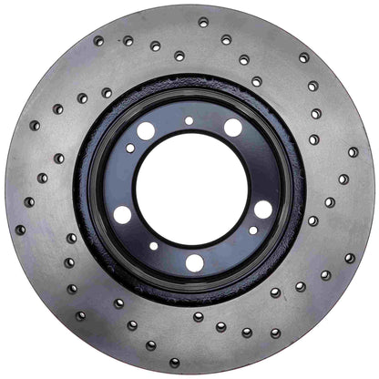 StopTech Sport Cryo Cross Drilled Brake Rotor; Front Right
