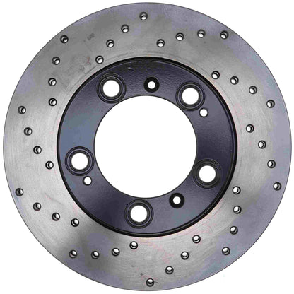 StopTech Sport Cryo Cross Drilled Brake Rotor; Front Right