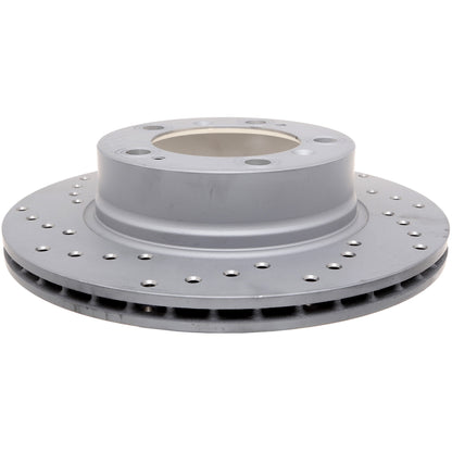 StopTech Sport Cryo Cross Drilled Brake Rotor; Rear Right