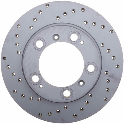 StopTech Sport Cryo Cross Drilled Brake Rotor; Rear Right