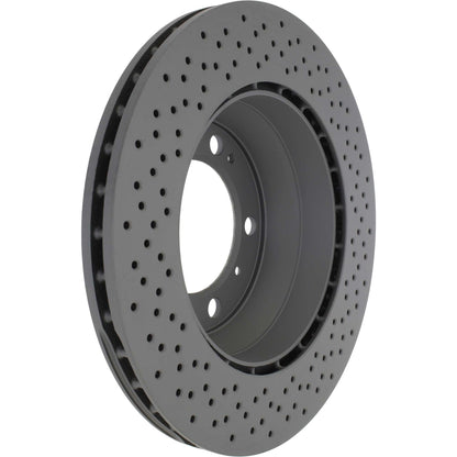 StopTech Sportstop Cryo Cross Drilled Brake Rotor; Front Right