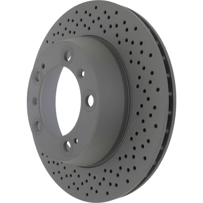 StopTech Sport Cryo Cross Drilled Brake Rotor; Front Right