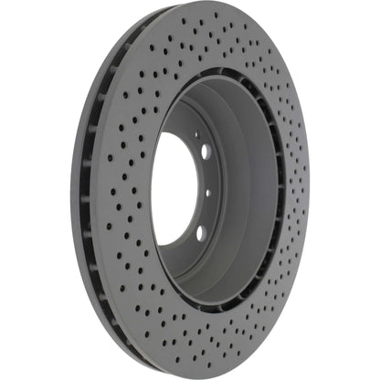 StopTech Sport Cryo Cross Drilled Brake Rotor; Front Right