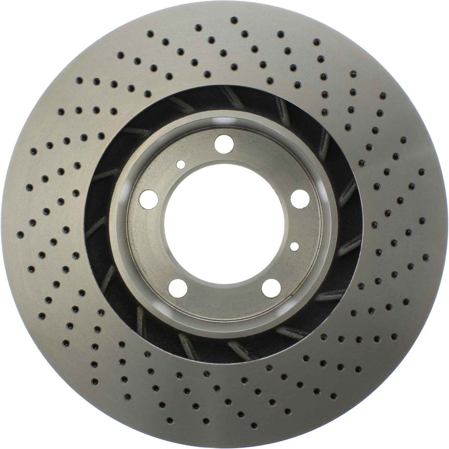 Centric Parts Disc Brake Rotor Premium OE Style Drilled with Painted Hat for 2013-2020 Porsche 718 Boxster/Cayman, 2009-2016 Porsche 911 128.37064