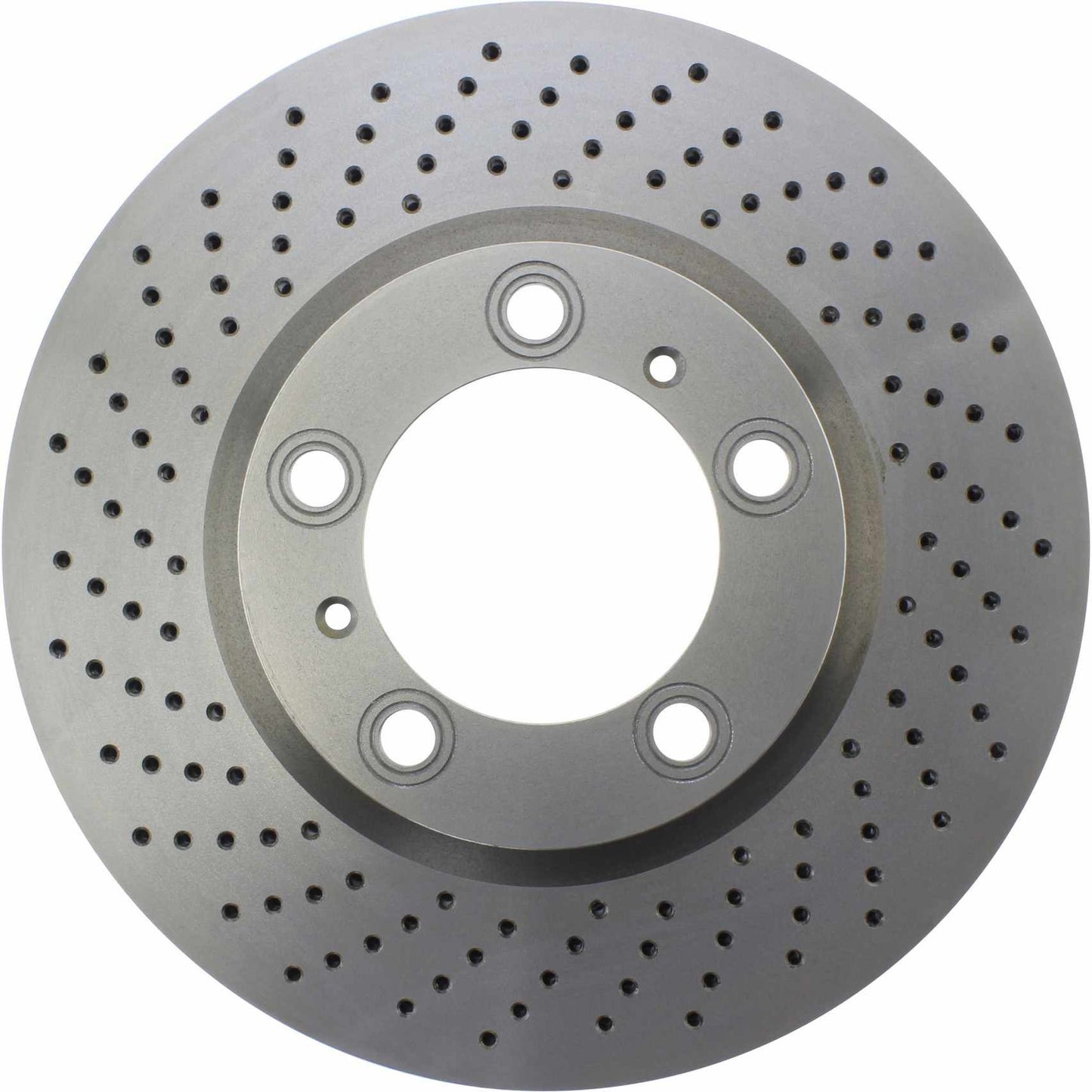 Centric Parts Disc Brake Rotor Premium OE Style Drilled with Painted Hat for 2013-2020 Porsche 718 Boxster/Cayman, 2009-2016 Porsche 911 128.37064