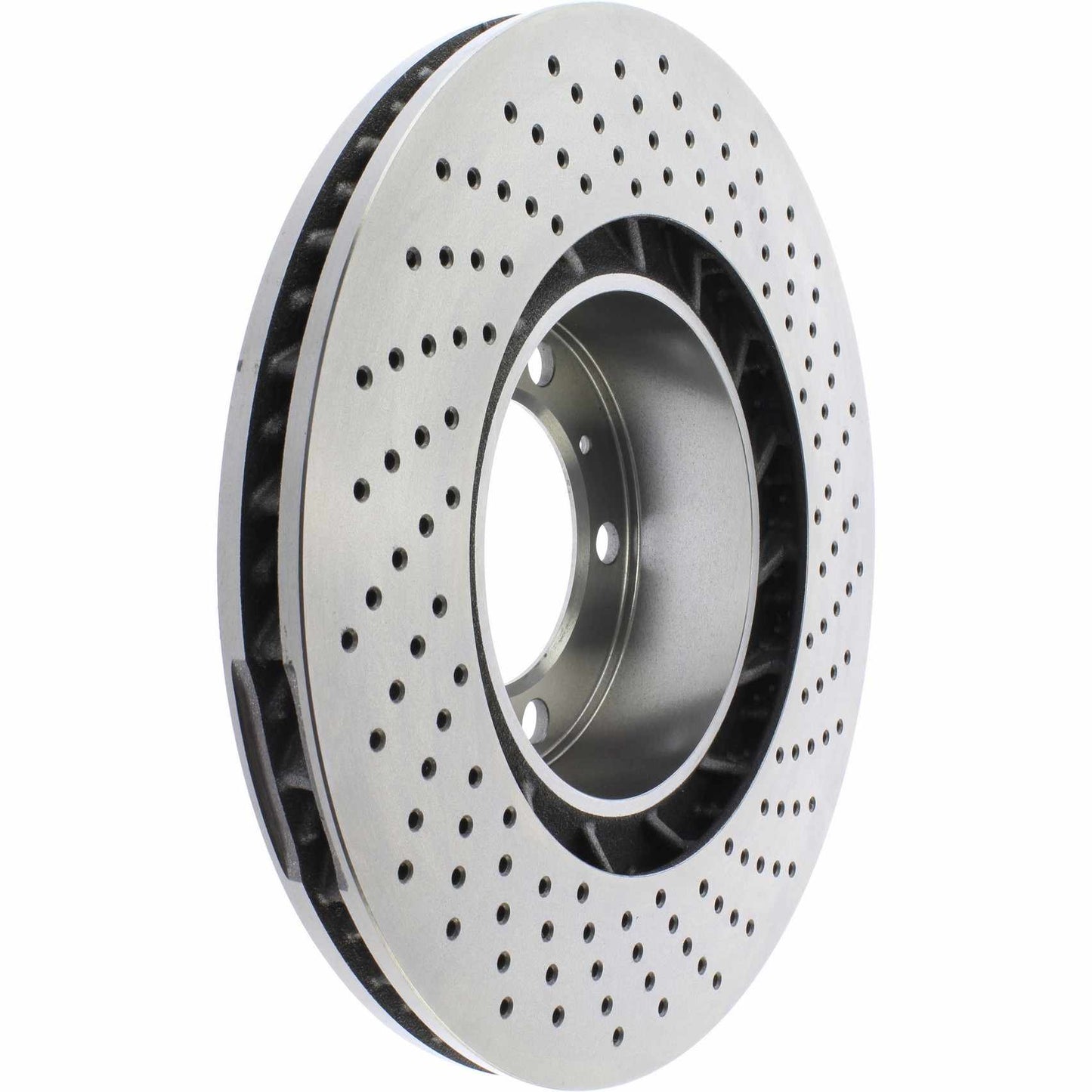 Centric Parts Disc Brake Rotor Premium OE Style Drilled with Painted Hat for 2013-2020 Porsche 718 Boxster/Cayman, 2009-2016 Porsche 911 128.37064