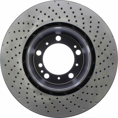 Centric Parts Disc Brake Rotor Premium OE Style Drilled with Electrocoating finish 128.37086