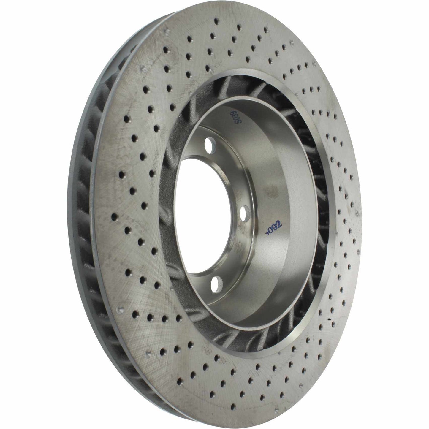 Stoptech Centric 13-16 Porsche 911 Drilled Rear Right Rotor 128.37091