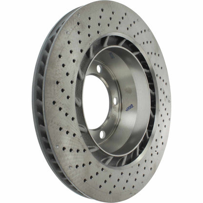 Stoptech Centric 13-16 Porsche 911 Drilled Rear Right Rotor 128.37091
