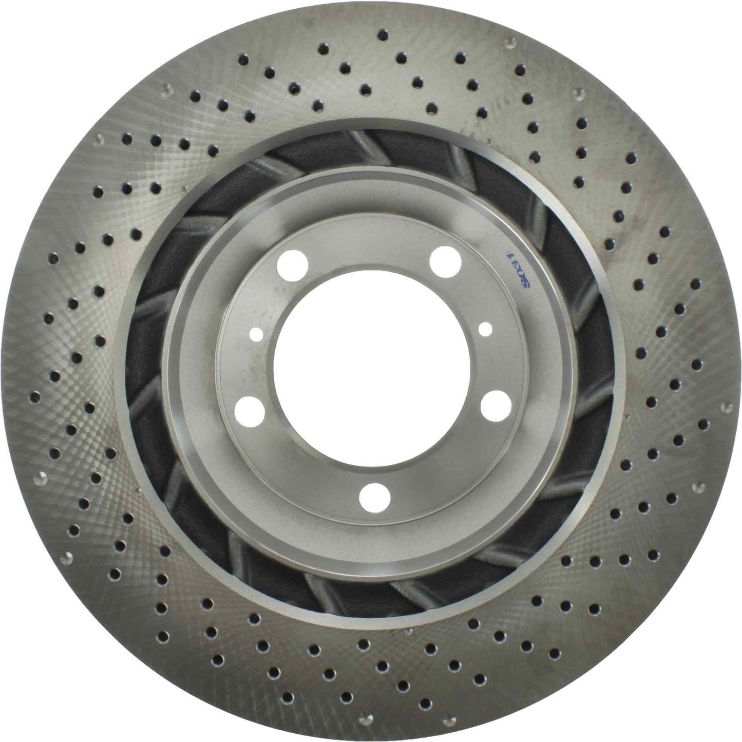 Stoptech Centric 13-16 Porsche 911 Drilled Rear Left Rotor 128.37092