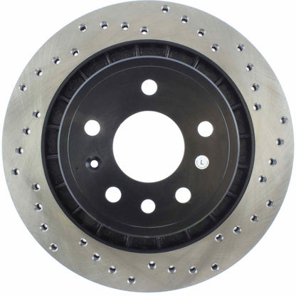 StopTech Sport Cryo Cross Drilled Brake Rotor; Front Right