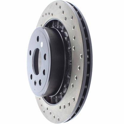 StopTech Sport Cryo Cross Drilled Brake Rotor; Front Right