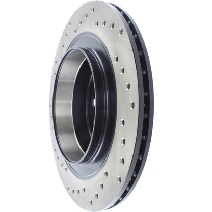 StopTech Sport Cryo Cross Drilled Brake Rotor; Front Right