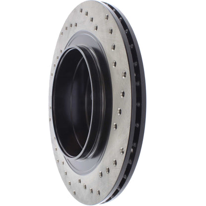 StopTech Sport Cryo Cross Drilled Brake Rotor; Rear Left