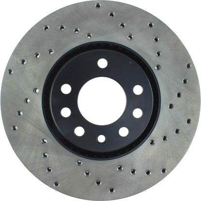 StopTech Sport Cryo Cross Drilled Brake Rotor; Rear Right