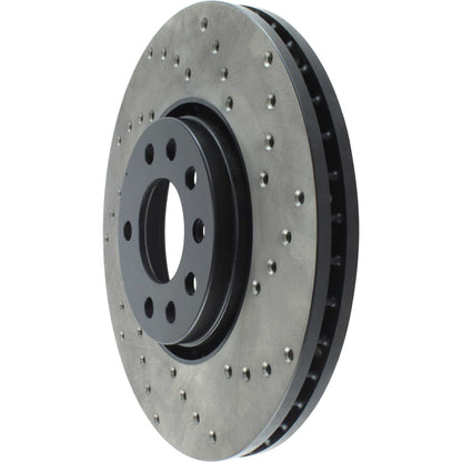 StopTech Sport Cryo Cross Drilled Brake Rotor; Rear Right