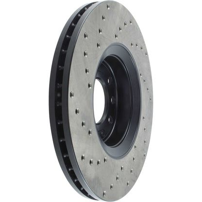 StopTech Sport Cryo Cross Drilled Brake Rotor; Rear Right