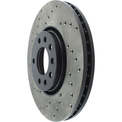 StopTech Sport Cryo Cross Drilled Brake Rotor; Front Left