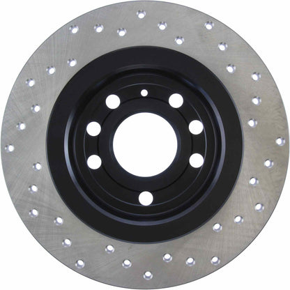 StopTech Drilled Sport Brake Rotor 128.38018R