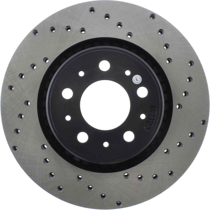 StopTech  Sport Cryo Cross Drilled Brake Rotor; Front Left