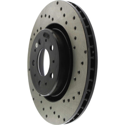 StopTech  Sport Cryo Cross Drilled Brake Rotor; Front Left