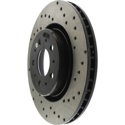 StopTech  Sport Cryo Cross Drilled Brake Rotor; Front Left