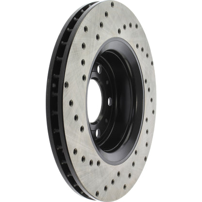 StopTech  Sport Cryo Cross Drilled Brake Rotor; Front Left